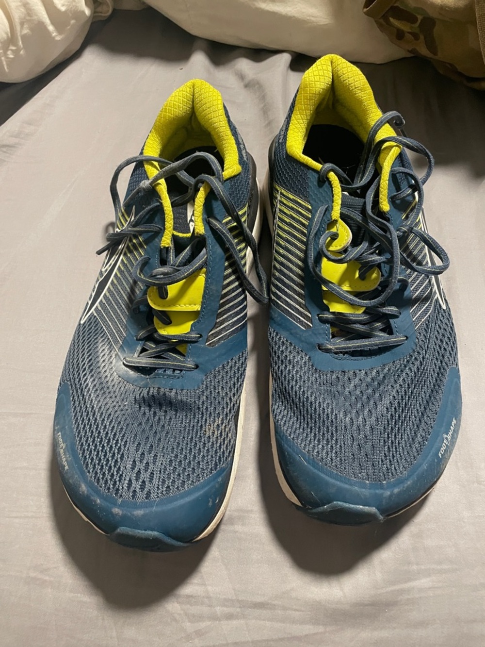 Altra Men's Navy and Yellow Trail Running Shoes